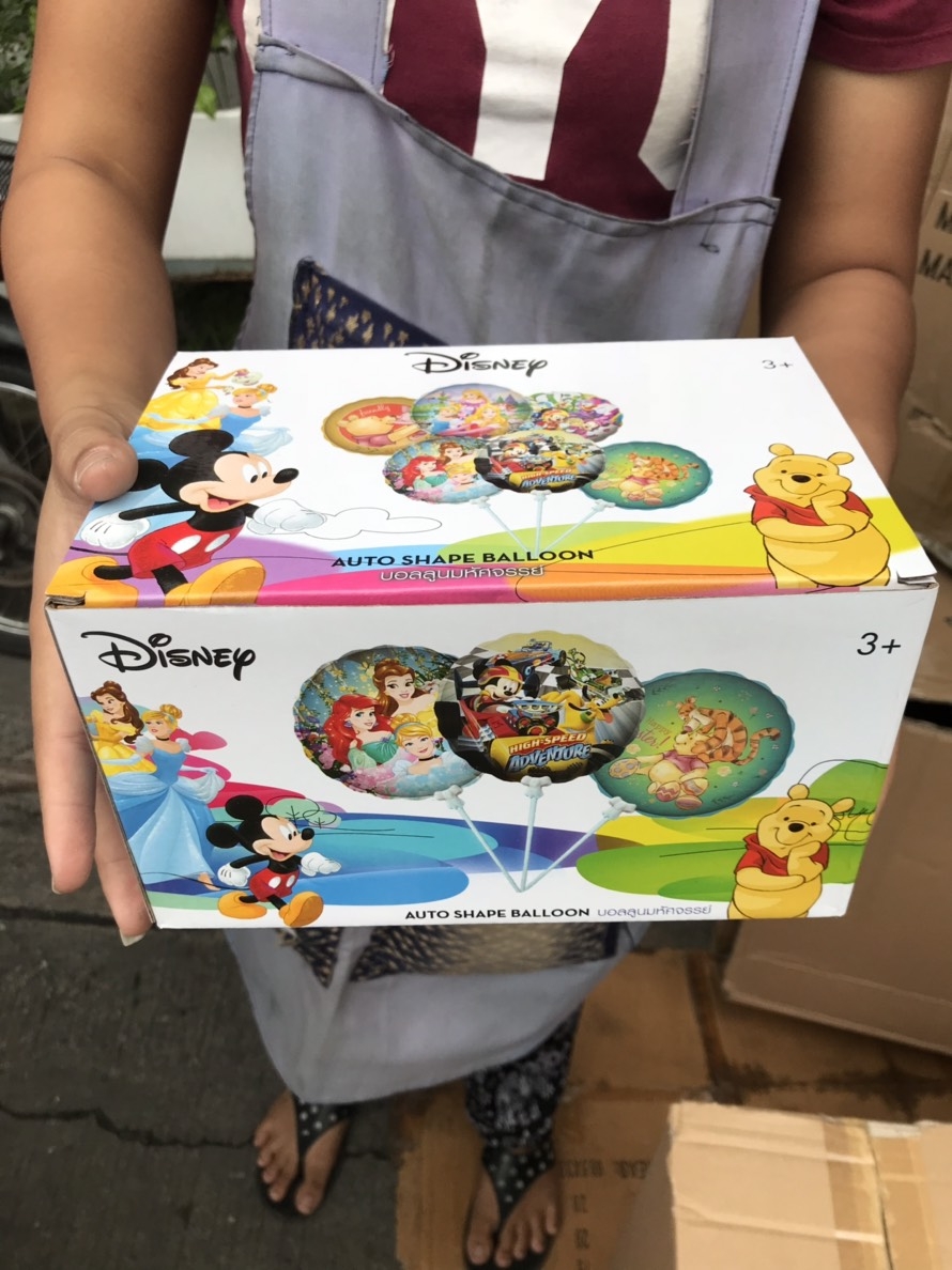 MKR-PH9749 ของเล่นลูกโป่งบอลลูนดิสนีย์ ลิขสิทธิ์ถูกต้อง ยกกล่อง 24 ชิ้น
