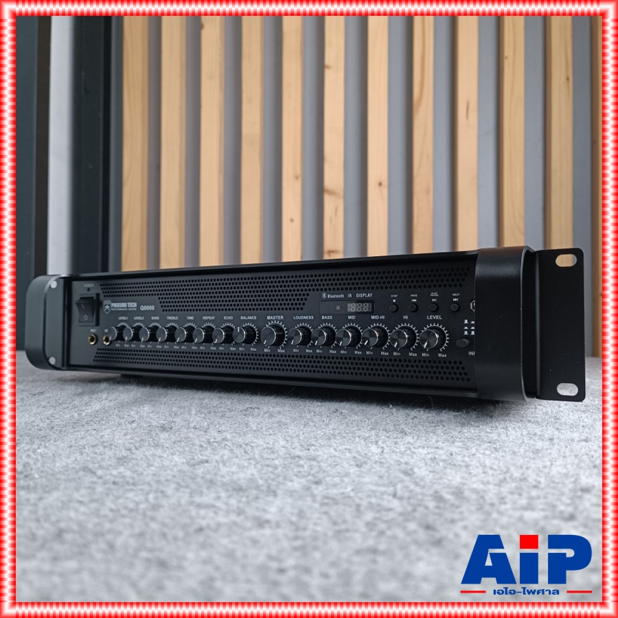 PROEUROTECH Q-8000 แอมป์คาราโอเกะ แอมป์ขยายร้องเพลงในบ้าน โปรยูโรเทค กำลังขยาย 200 วัตต์ Q 8000 Q8000 เอไอ-ไพศาล