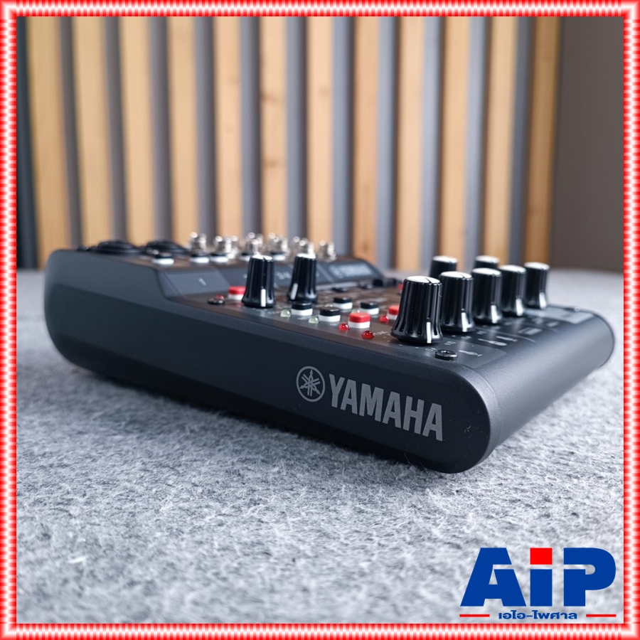 YAMAHA AG-06MK2B สีดำ MIXER มิกเซอร์สตรีมมิกแบบสด 6 ช่องพร้อมอินเตอร์เฟสเสียง USB AG 06 MK 2 B AG06MK2B เอไอ-ไพศาล