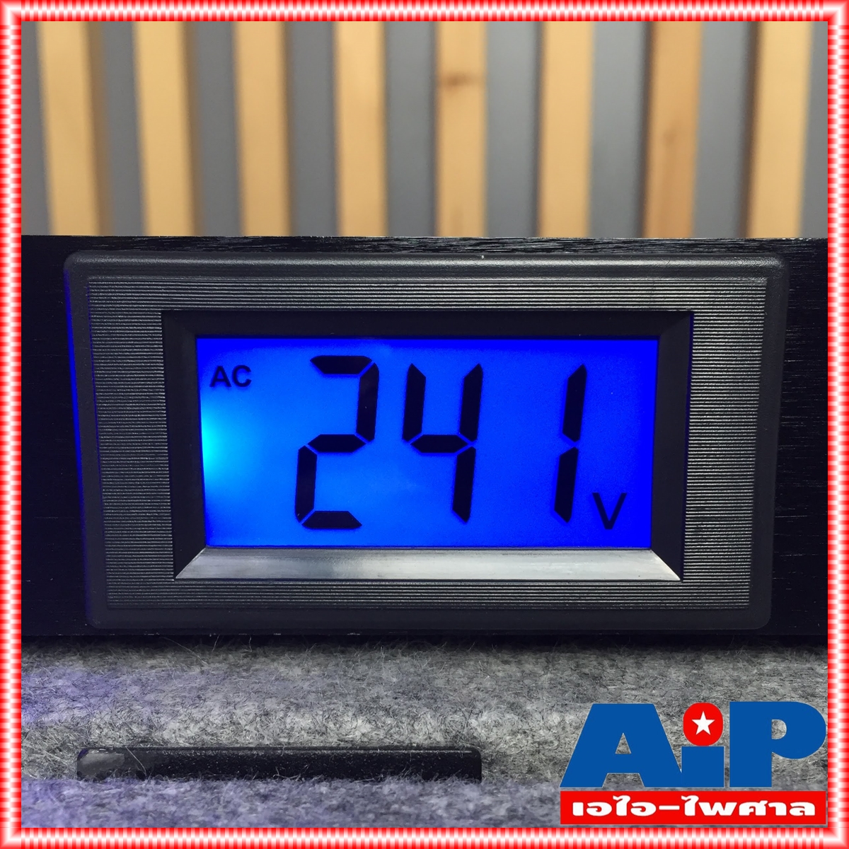 TECHCRON AC802A ปลั๊กไฟ 1U ปลั๊กเหลือง AC802 จอสีน้ำเงิน AC-802 ปลั๊กไฟใส่แร็ค AC 802 A ปลั๊กไฟภาคสนาม ปลั๊กไฟใช้กับเครื่องเสียง