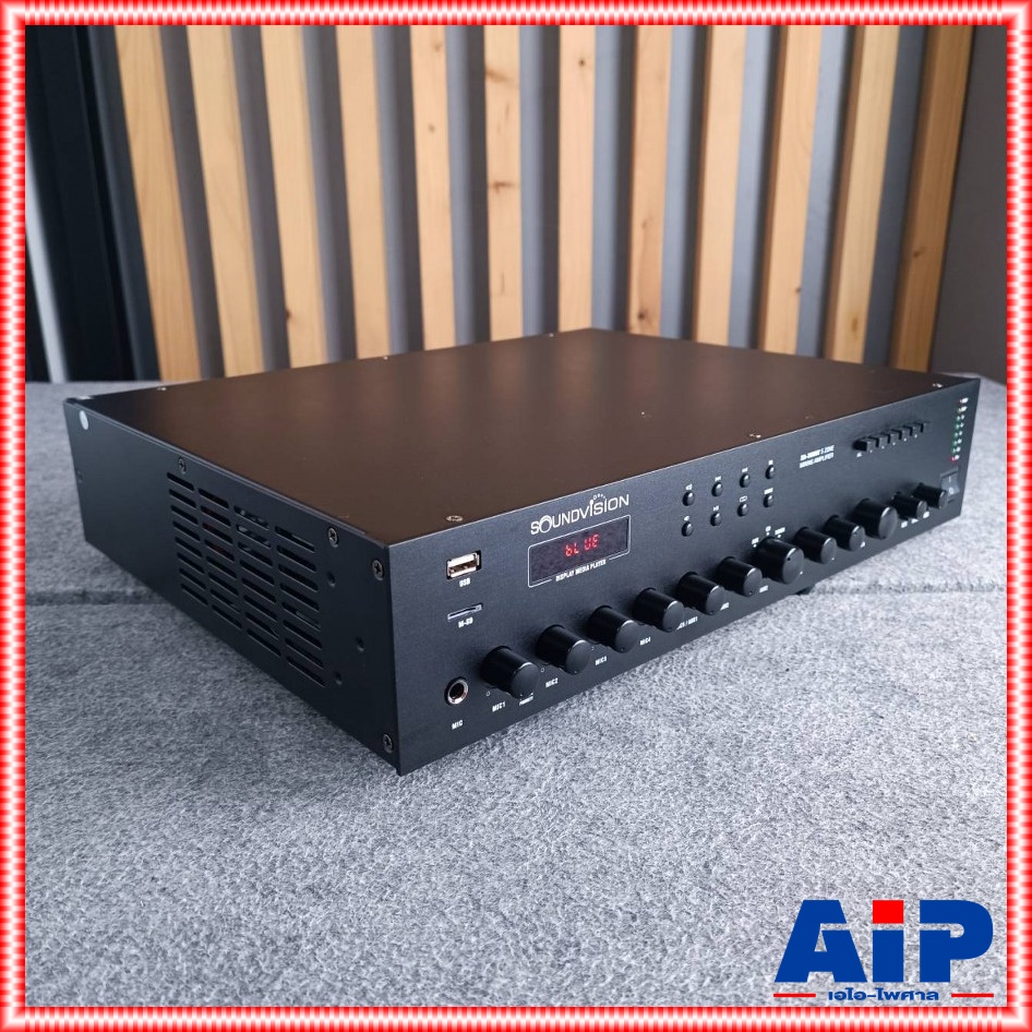SOUNDVISION SA-300BT powermixer +++เพาเวอร์มิกเซอร์ระบบประกาศ แอมพลิฟายเออร์ มิกเซอร์ เพาเวอร์มิกเซอร์ SA 300BT SA300BT เอไอ-ไพศาล