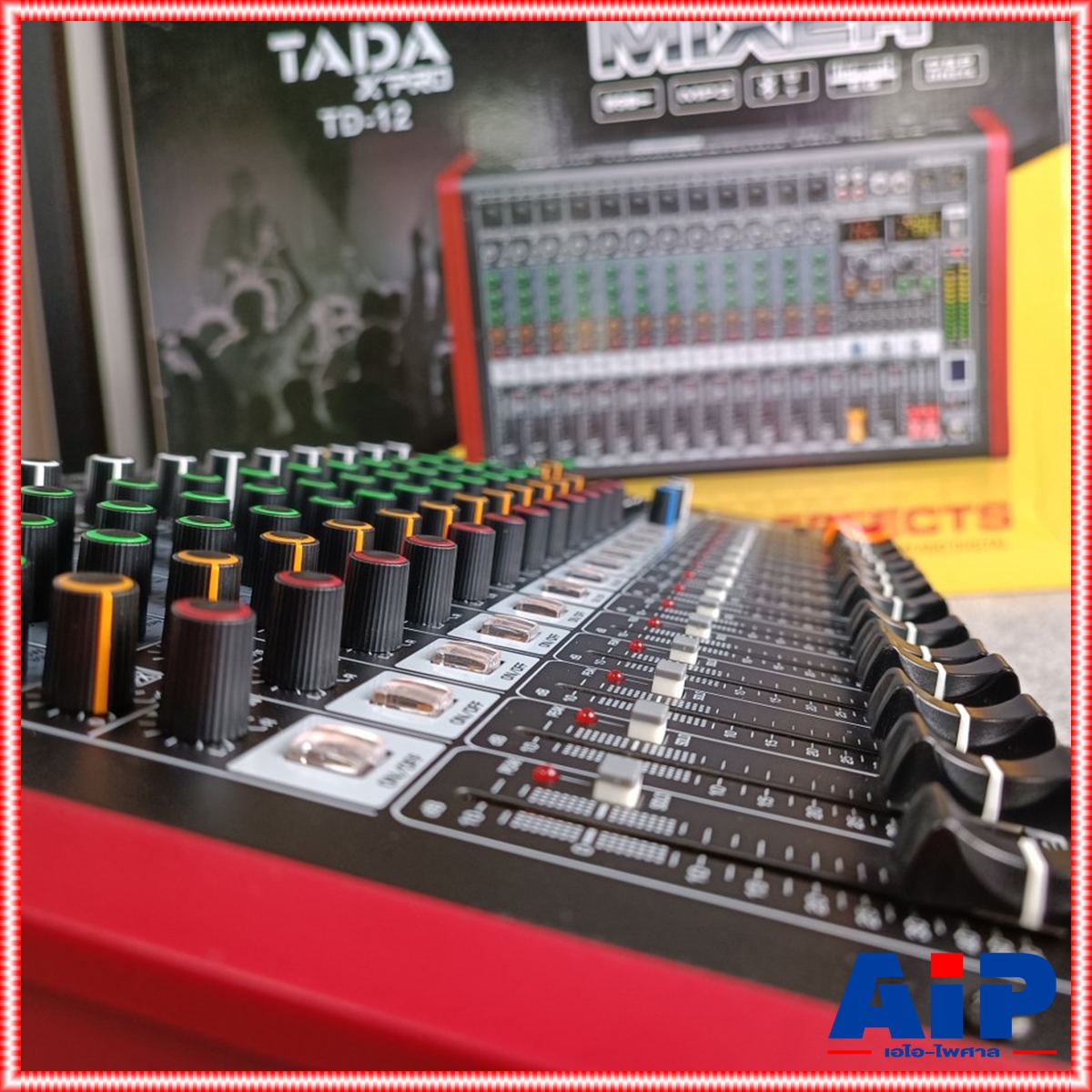 TADA TD-12 MIXER TADA TD 12 มิกซ์เซอร์ ธาดา รุ่นTD12 มิกซ์เซอร์อนาล็อกมิกเซอร์ TADA มิกเซอร์(MIXER) TD-12 เอไอ-ไพศาล