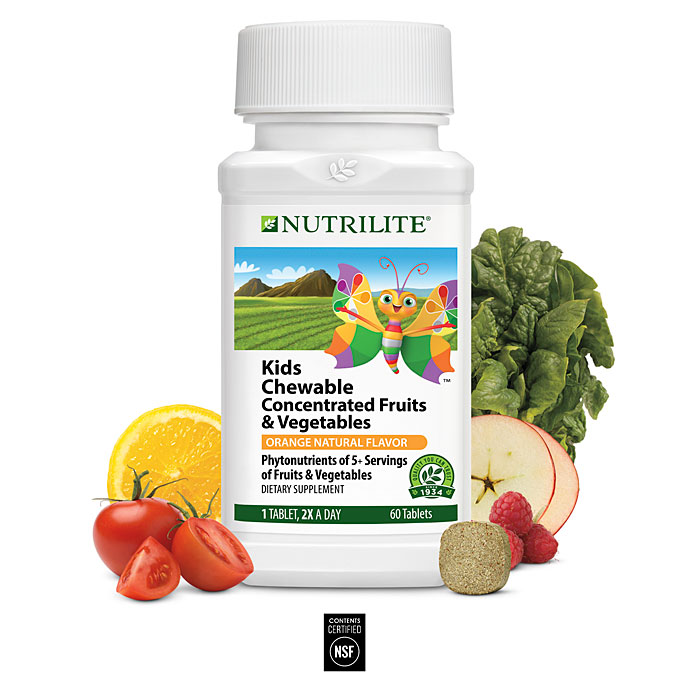 (Childrens Health) Kids Chewable Concentrated Fruits and Vegetables ผักและผลไม้เข้มข้น สำหรับเด็ก