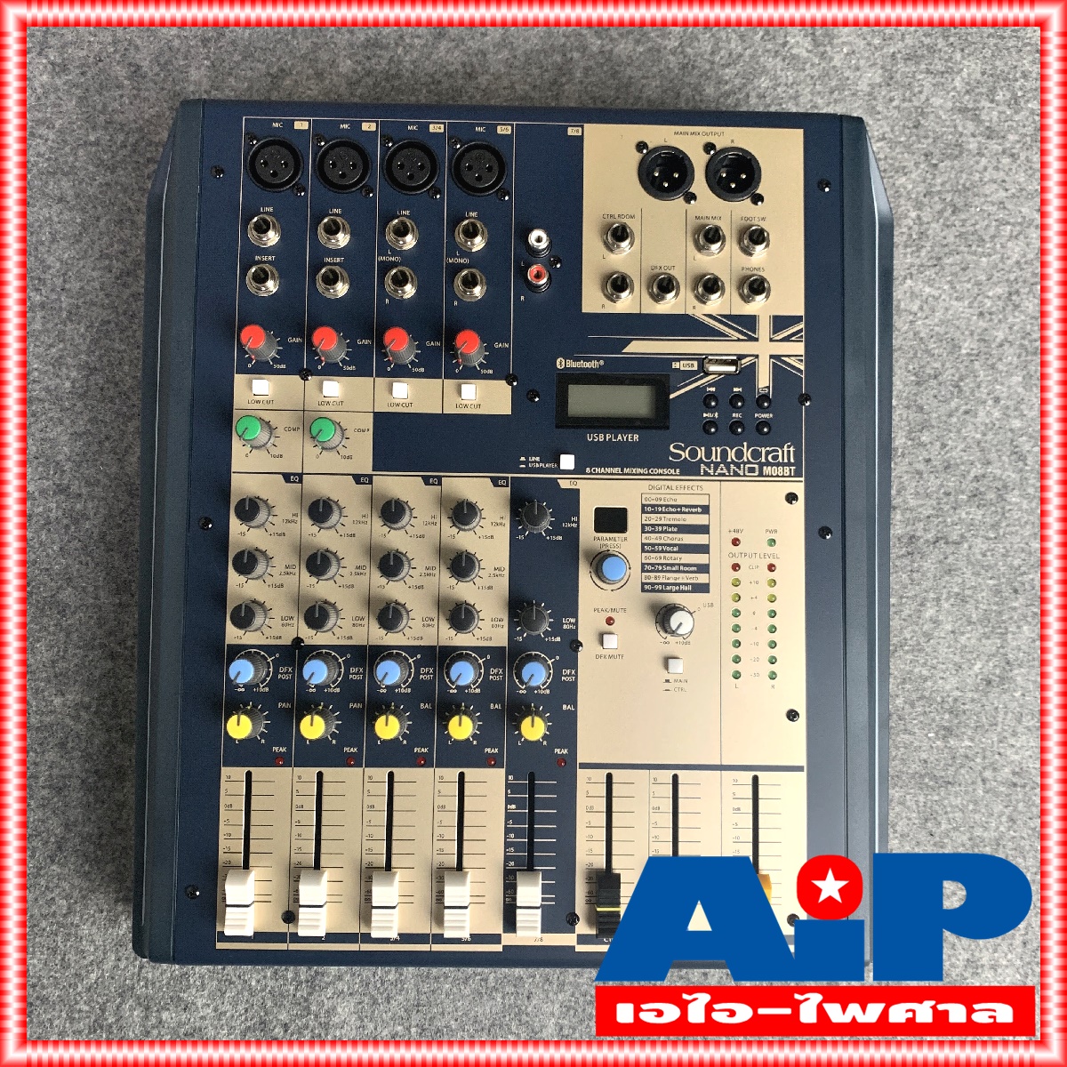 SOUNDCRAFT NANO M08BT MIXER มิกเซอร์อนาล็อก รองรับบลูทูธ และ USB นาโน M-08BT M 08BT เอไอไพศาล +++