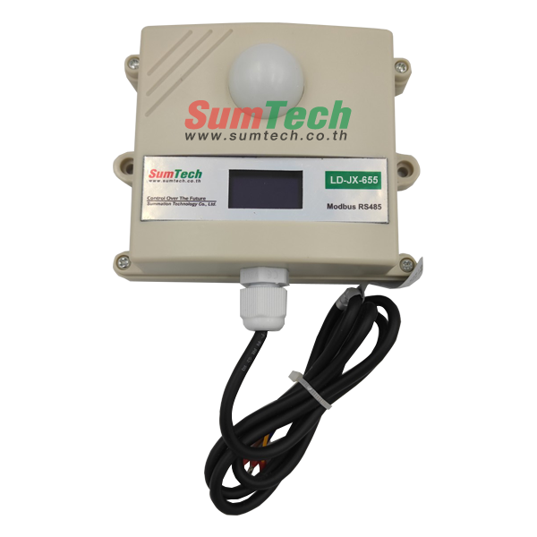Light sensor with display 0-65535Lux output RS485