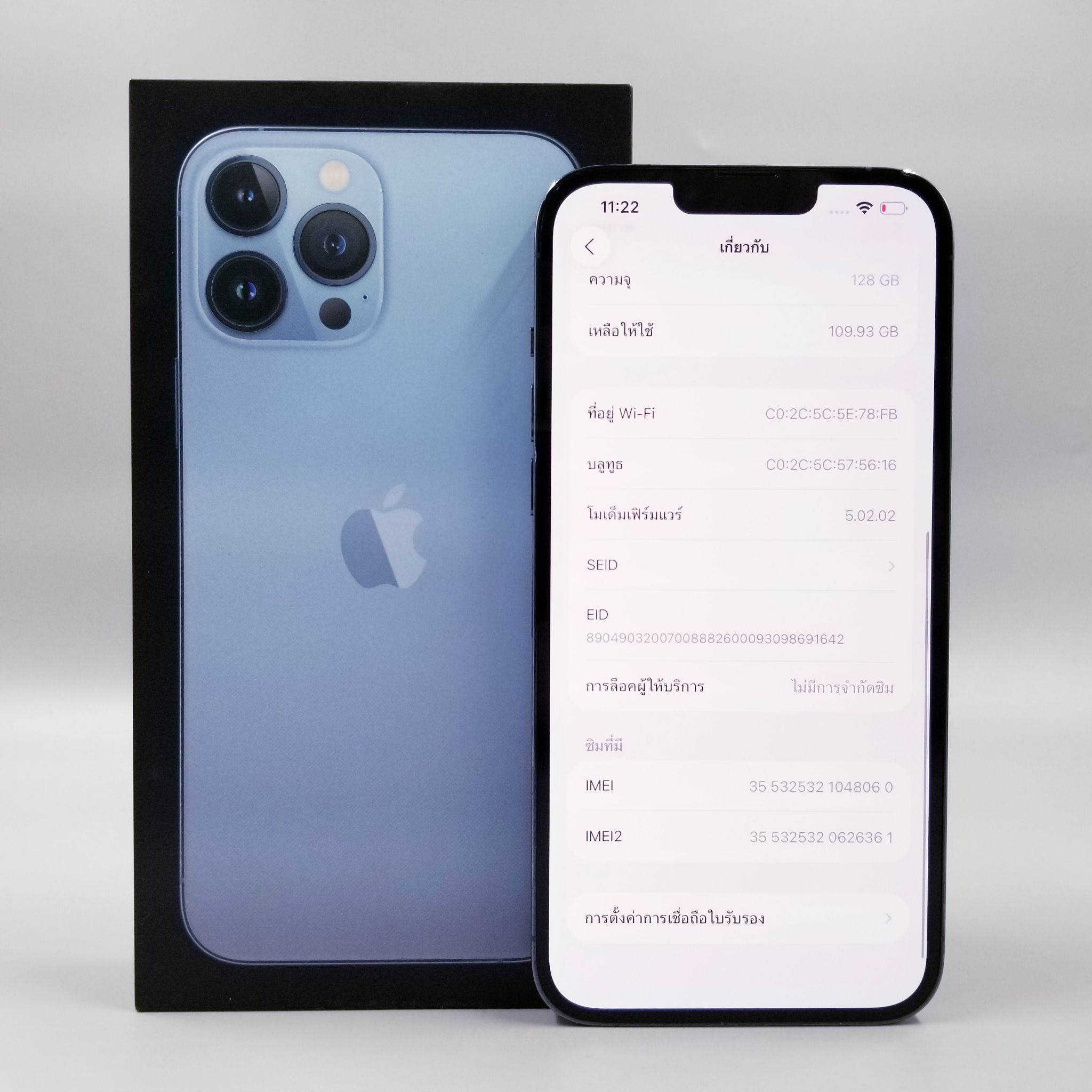 🐳 iPhone 13 Pro Max 128GB Sierra Blue 🐳 🌈 รีบเลย! 13PM #จอใหญ่ #แบต100% ราคาสุดคุ้ม!! 🌈
