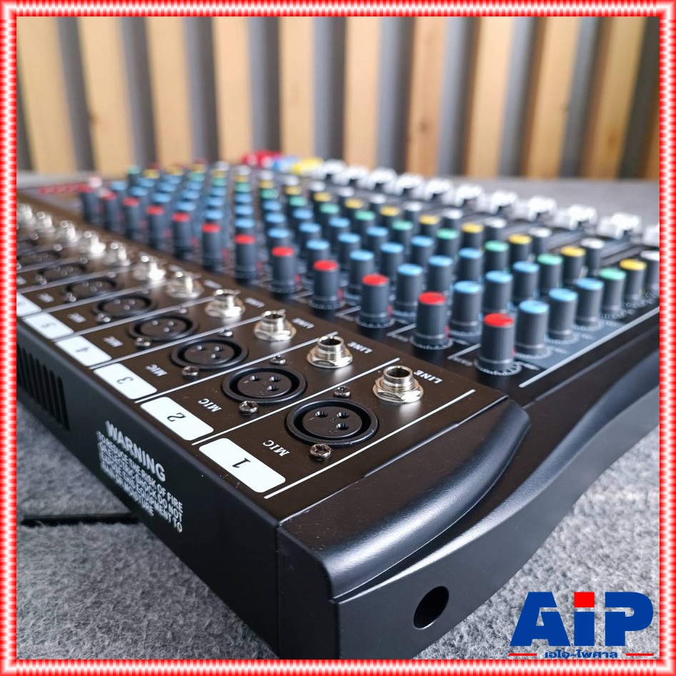 HOTROCK CT-120S MIXER เครื่องปรับแต่งเสียง สเตอริโอ มิกเซอร์ 12 ช่อง BLUETOOTH USB MP3 เอ็ฟเฟ็คแท้ ฮอทร็อค CT 120S CT120S เอไอ-ไพศาล