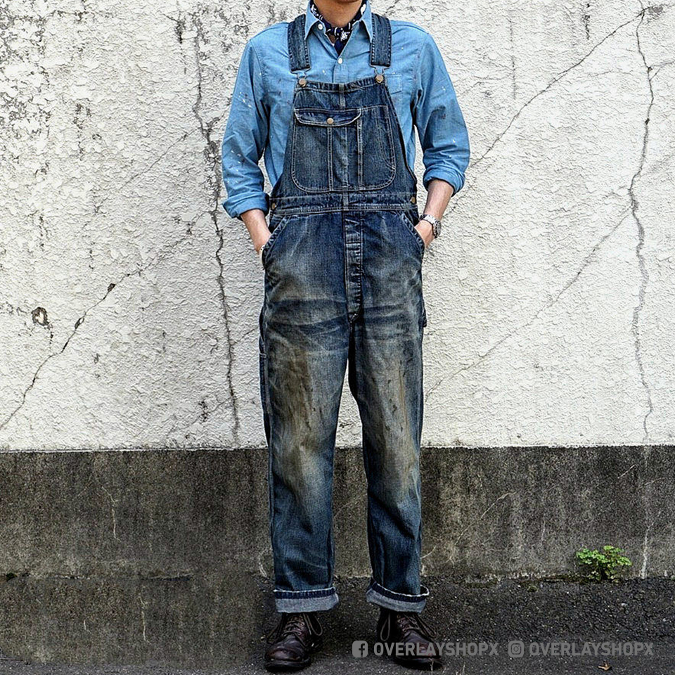INDIGO DENIM OVERALL