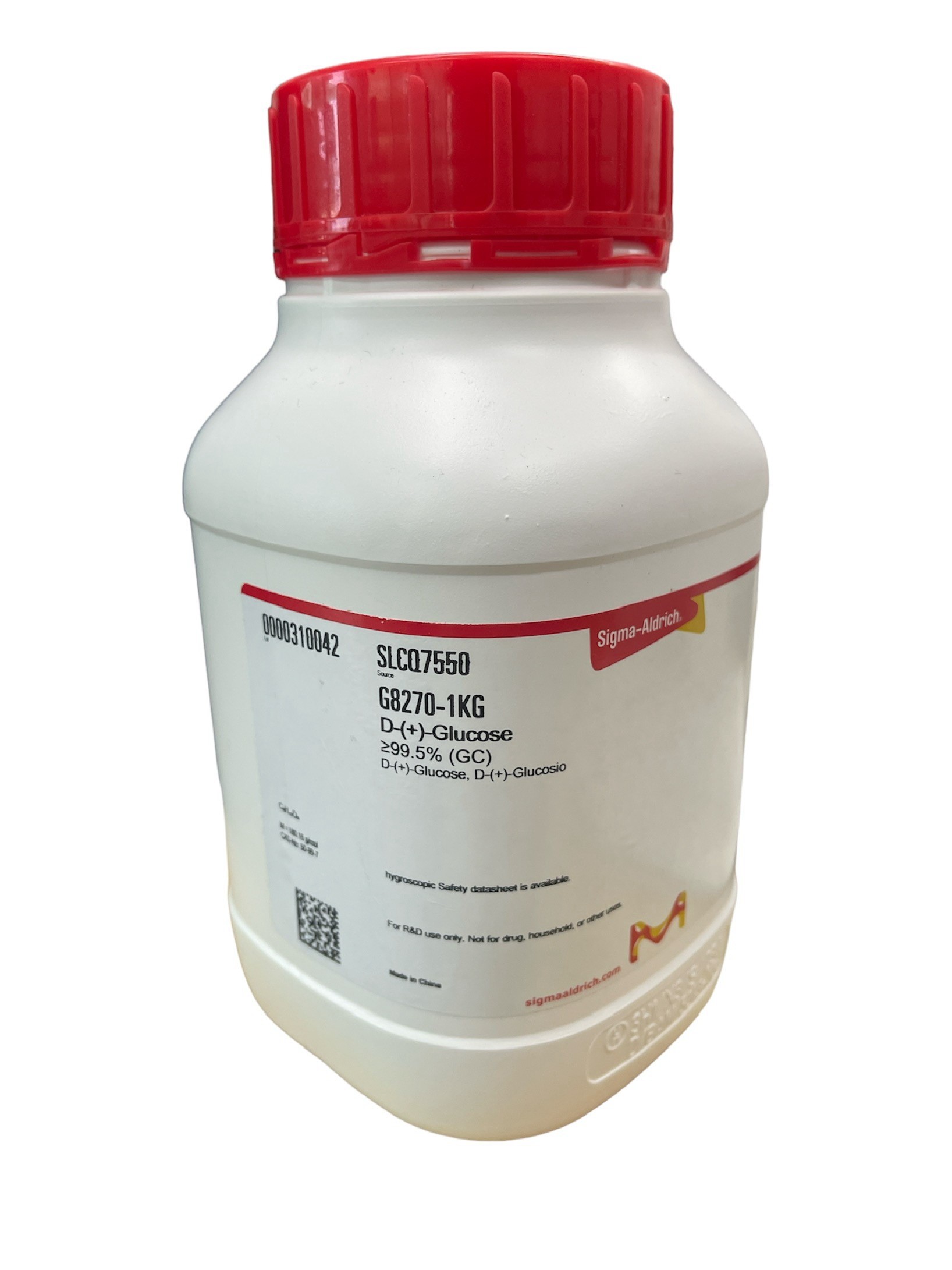 D-(+)-Glucose ≥99.5% (GC), 1 kg -sigma aldrich
