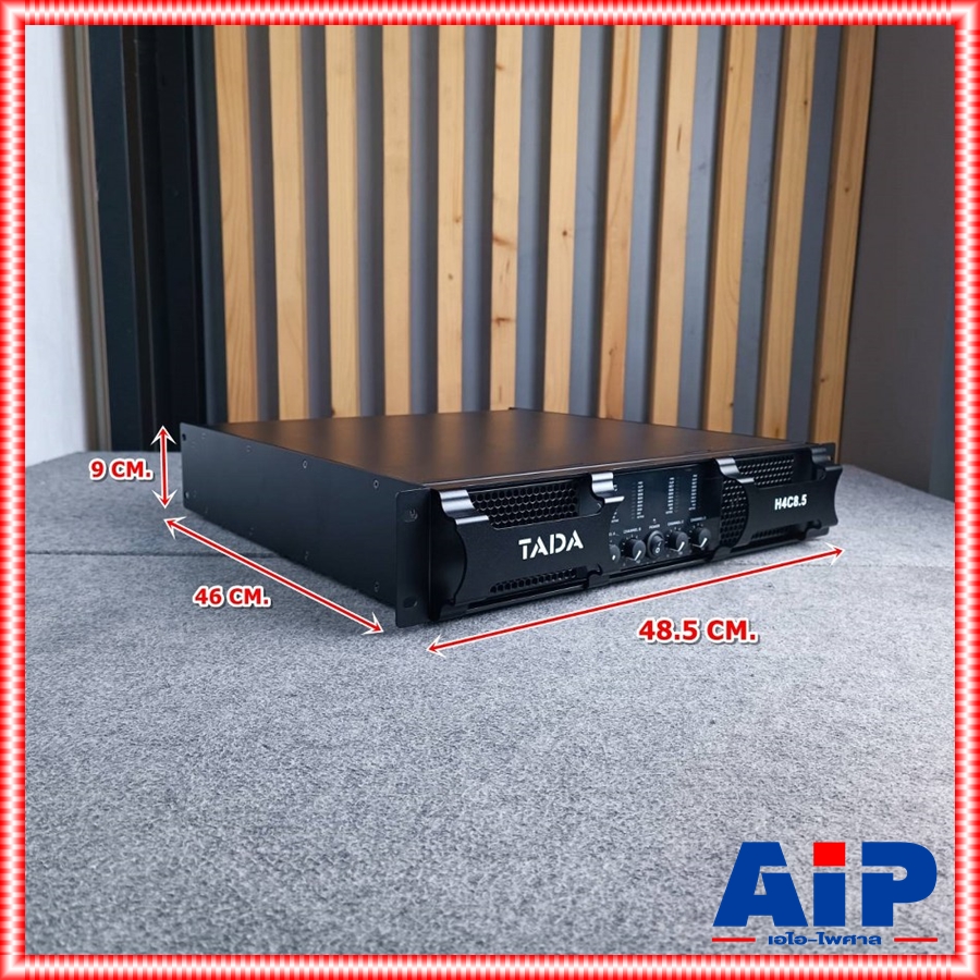 TADA H4C8.5 poweramp 4CH พาวเวอร์แอมป์ 4 ช่อง ธาดา กำลังวัตต์ 850 วัตต์ ระบบหม้อแปลง tada H4C 8.5 H4C-8.5 เอไอ-ไพศาล
