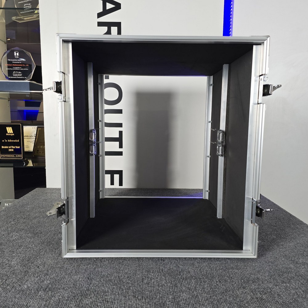 COMPACT B-12U สีดำ RACK ลึก21นิ้ว ตู้แร็ค อุปกรณ์สำหรับเก็บเครื่องเสียง COM PACT B 12U B12U เอไอ-ไพศาล