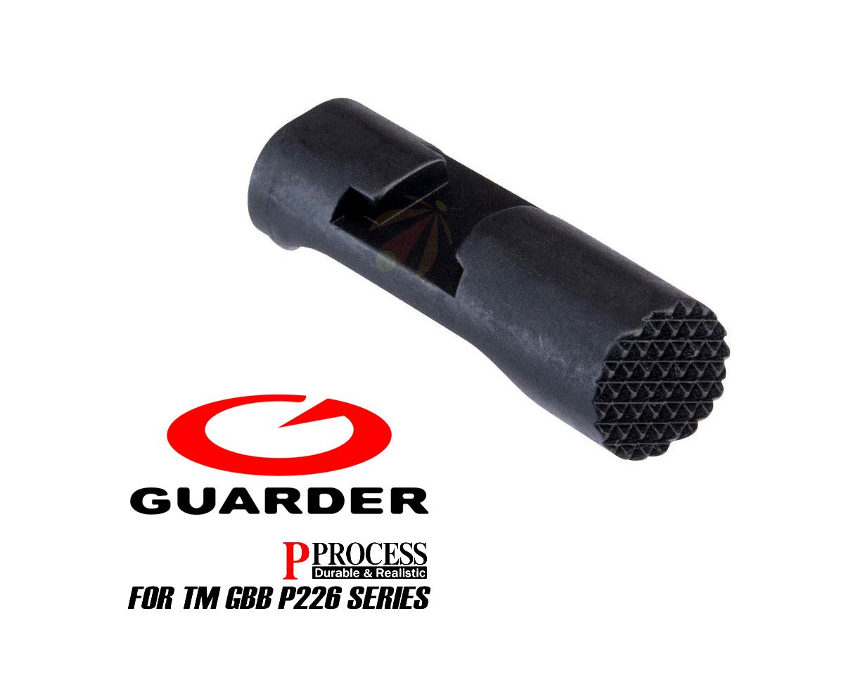 Guarder Steel Magazine Release Button for Tokyo Marui P226 E2 Series Airsoft Gas Blowback Pistols [Color: Black]