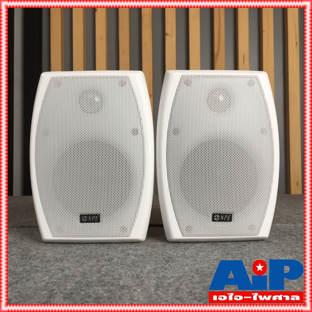 NPE NP-402T ตู้ลำโพงแขวน4" สีขาว มีLINE ตู้ลำโพง ตู้แขวน4นิ้ว ตู้แขวน ตู้ลำโพงมีLINE NP 402T NP402T ตู้ลำโพงแขวนสีขาว เอไอ-ไพศาล