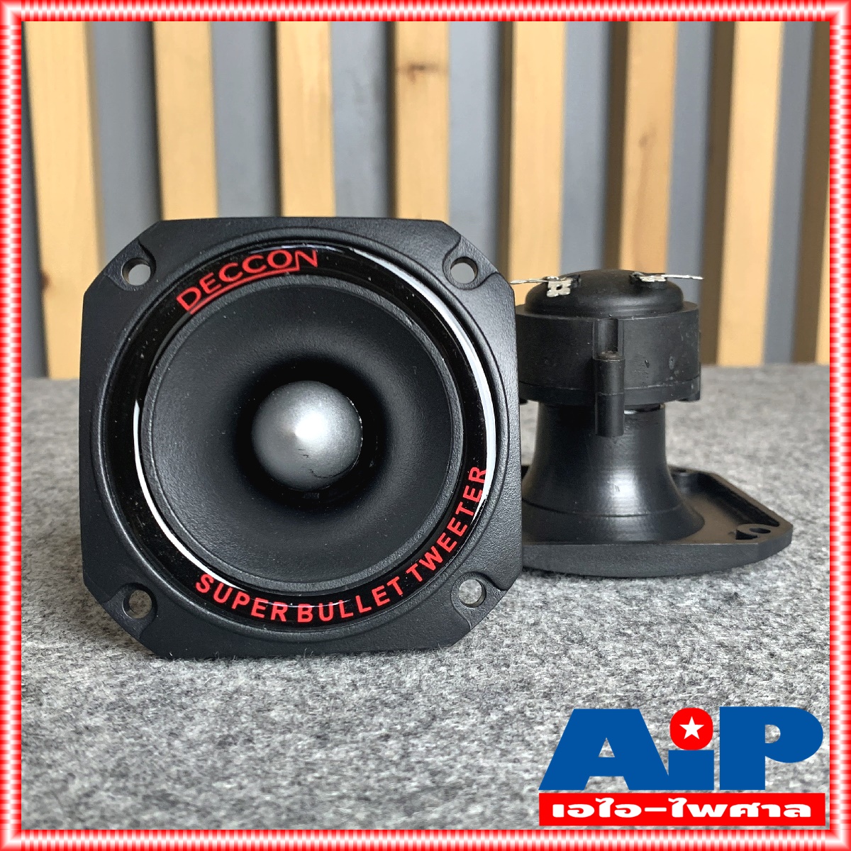 1ตัว DECCON TZ-13 Tweeter Speaker TZ 13 TZ13 ดอกลำโพง เสียงแหลม เสียงแซ็ก ลำโพงหน้าเหลี่ยม สีดำ 4-8โอห์ม เอไอ-ไพศาล