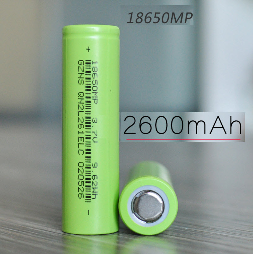 18650MP 2600mA 3C (20-25 mOhm)