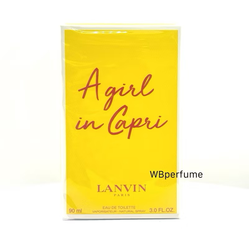น้ำหอม แท้100% Lanvin A Girl in Capri EDT 90 ml.