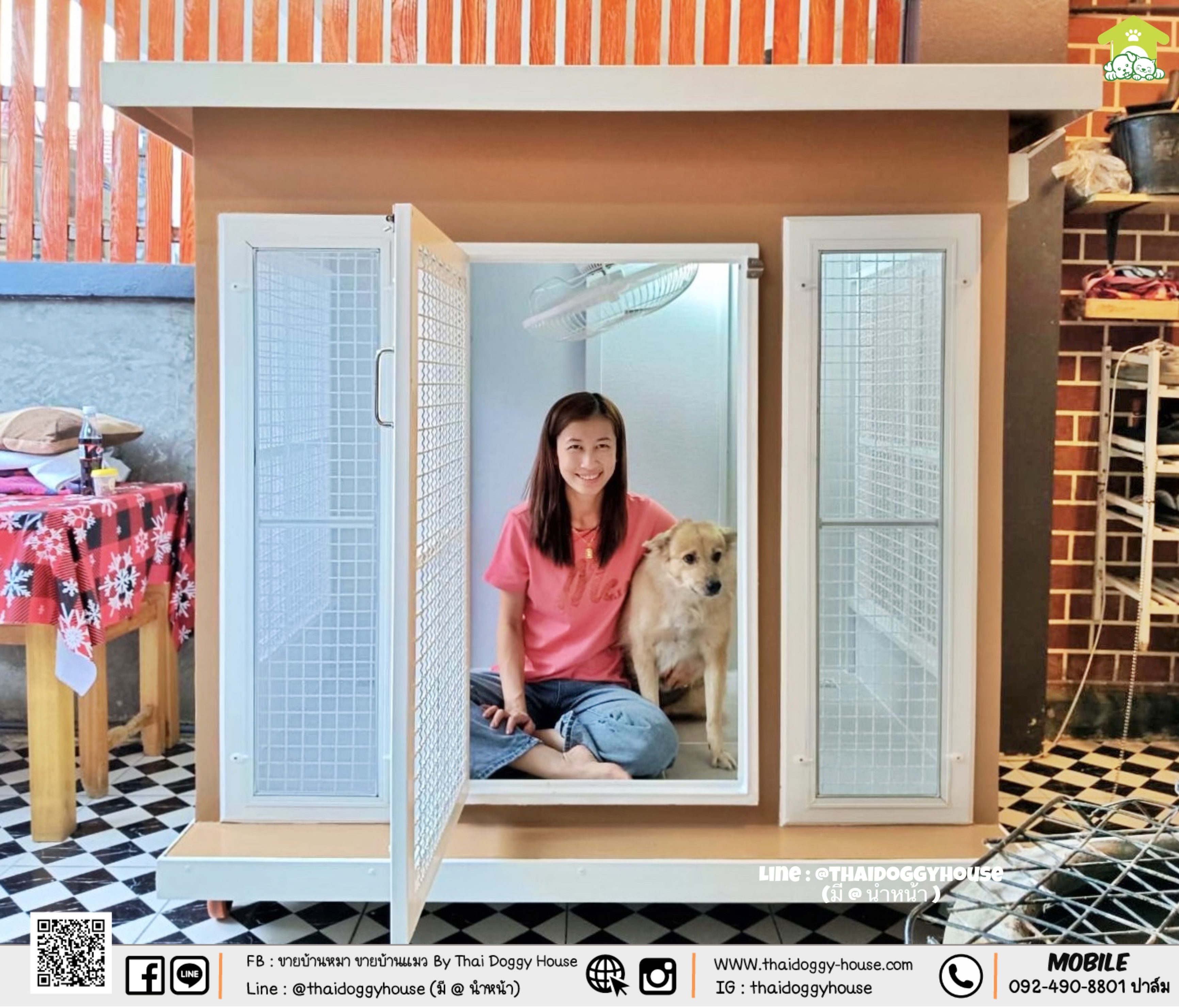 บ้านหมา บ้านแมว " 𝐁𝐎𝐗 𝐒𝐓𝐘𝐋𝐄 𝐁𝐘 𝐓𝐇𝐀𝐈 𝐃𝐎𝐆𝐆𝐘 𝐇𝐎𝐔𝐒𝐄 "