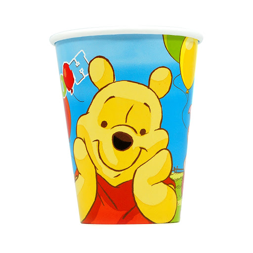 SC-1009 แก้วน้ำหมีพู ลิขสิทธิ์ถูกต้อง 9 oz แพ็คละ 6 ใบ แพ็คละ