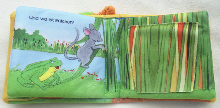 CH156 หนังสือผ้าสัตว์ สอนภาษาอังกฤษ เล่มละ. (ของหมด)