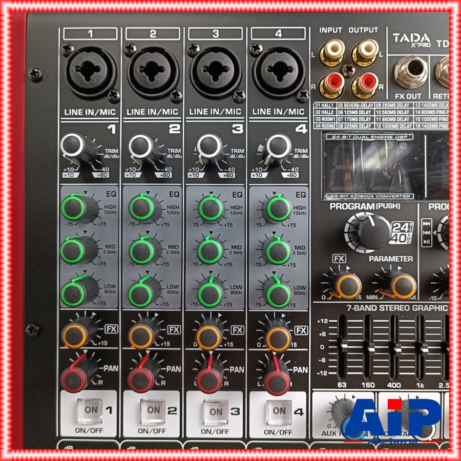 TADA TD-04 MIXER มิกเซอร์อนาล็อก 4 แชนแนล Bluetooth บลูทูธ เอฟเฟคแท้ ธาดา Tada TD 04 TD04 เอไอ-ไพศาล
