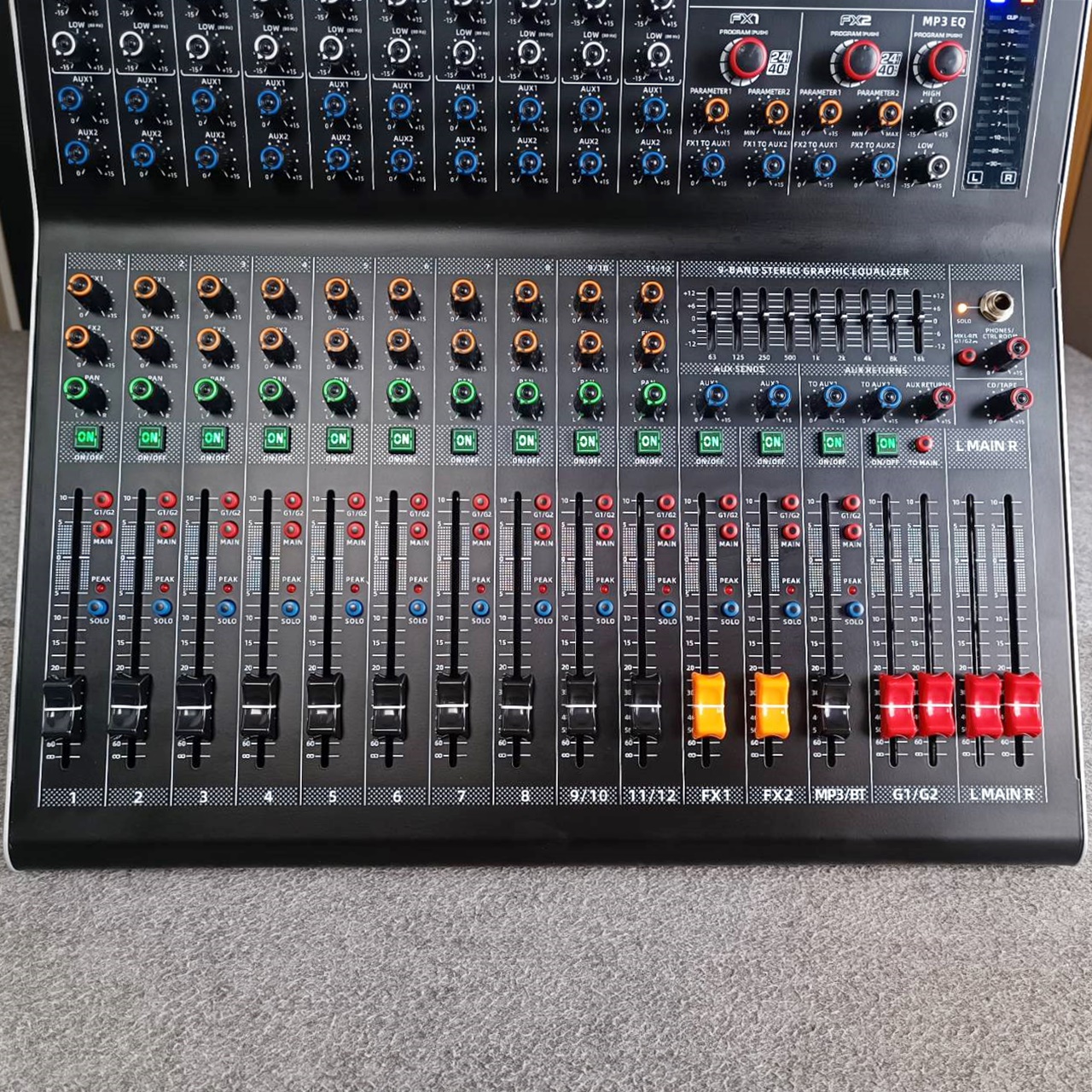 MICROTECH FD-12P powermixer เพาเวอร์มิกเซอร์ 12 ช่อง มิกเซอร์ เอฟเฟคแท้ ไมโครเทค MICROTECH เอไอ-ไพศาล