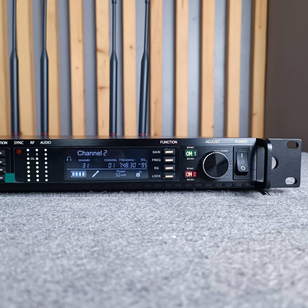 A&J AUDIO JOCKEY WM-01D ไมค์ลอยคู่ WM 01D WM01D ไมค์ไร้สาย wireless Microphone ไมค์ลอย เอไอ-ไพศาล