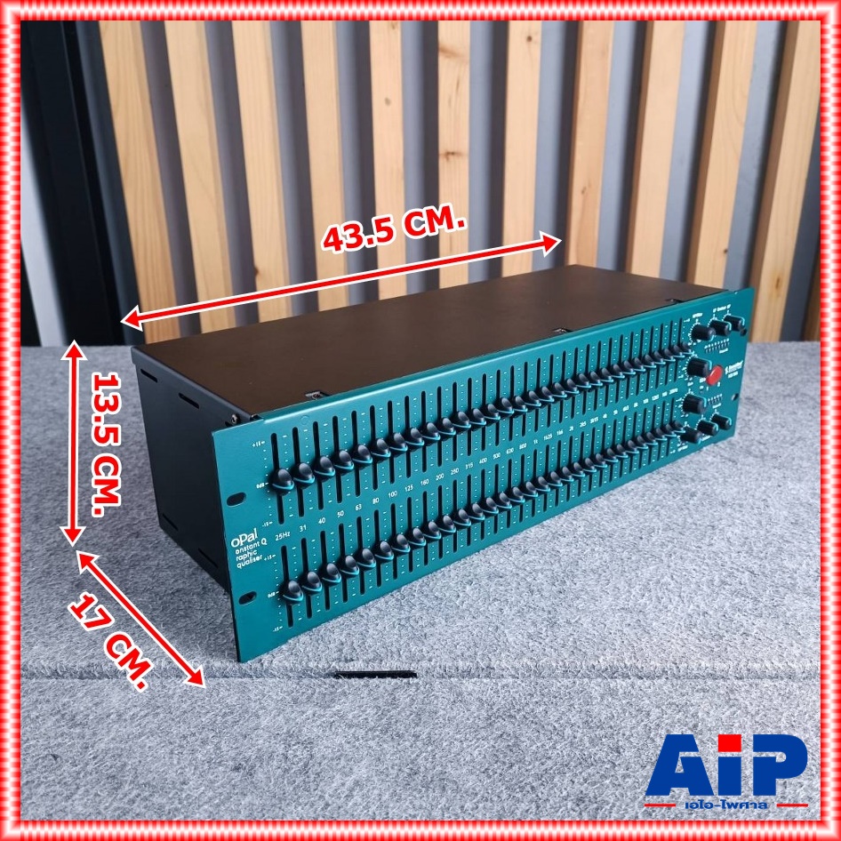 SOUNDBEST FCS-966 EQ EQUALIZER อีควอไลเซอร์ ชุดปรับแต่งเสียง 2 ชั้น สไลด์ยาว 31 Band Graphic Equalizer รุ่น FCS 966 FCS966 เอไอ-ไพศาล +++