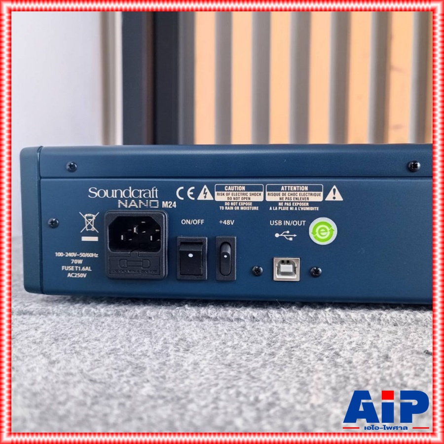SOUNDCRAFT NANO M24 MIXER มิกเซอร์อนาล็อก เครื่องผสมสัญญาณเสียง mixer มิกเซอร์ ดิจิตอลเอ็ฟเฟ็ก เอไอ-ไพศาล +++