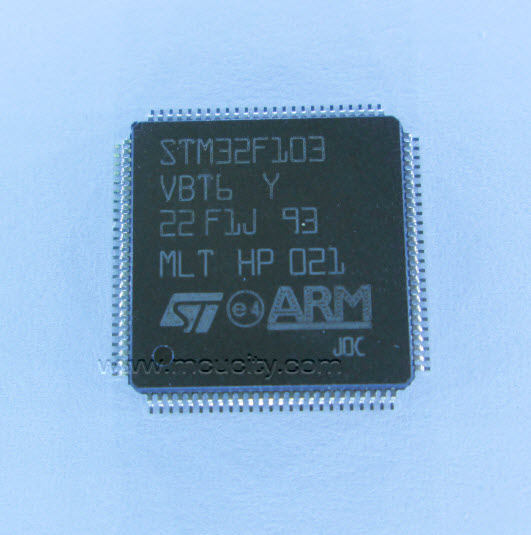 STM32F103VB (LQFP100) 128K 20KB RAM 2X12 ADC (STM32F103VBT6)