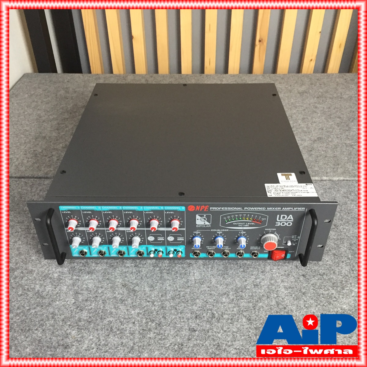 NPE LDA300 AC/DC POWERMIXER LINE lda-300 POWERMIX LDA-300 แอมป์เสียงตามสาย ใช้ได้ทั้งไฟบ้าน 220V ไฟรถ DC12V เอ็นพีอี +++