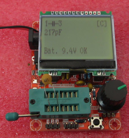 M328 ESR/LCR/MOSFET/Transistor/TRIAC/SCR/CRYSTAL/Diode/LED METER ESR TESTER