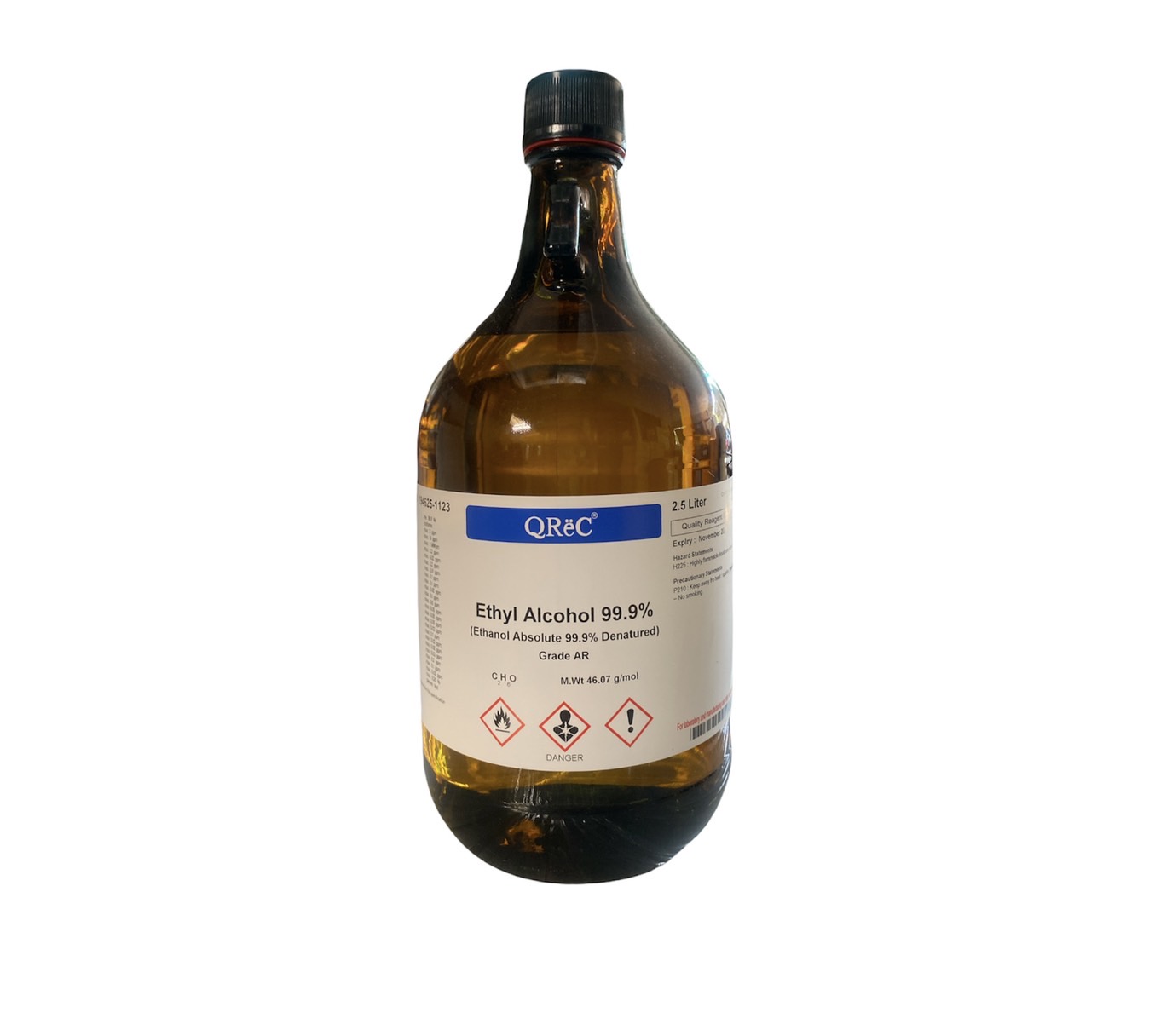 Ethanol Absolute 99.9% AR, 2.5 L -Qrec newzealand