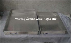 ถาดเค้กชิ้น,ถาดขนม,ถาดอบขนมสูง1.5นิ้ว