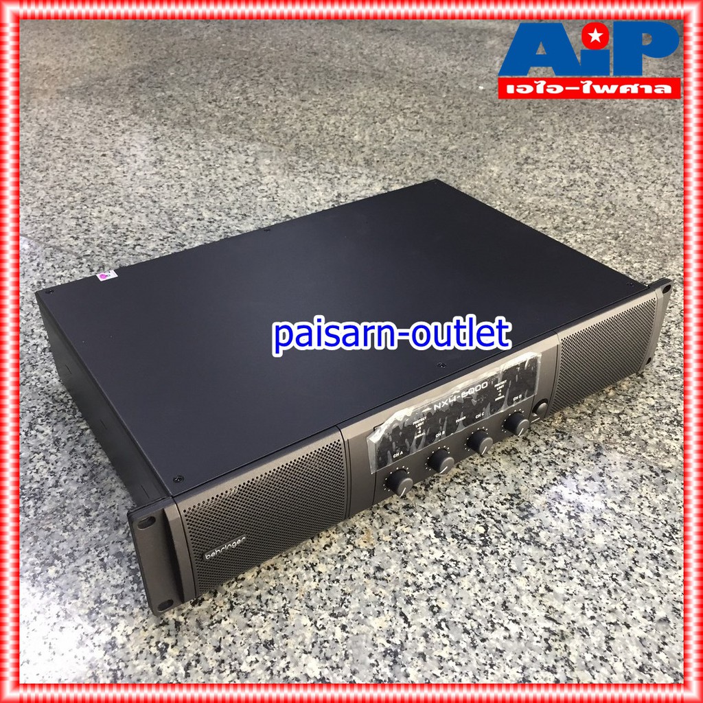BEHRINGER NX4-6000 4-Ch Power Amplifier เพาเวอร์แอมป์ 4 ชาแนล เพาเวอร์แอมป์แบบ Class D สินค้าของแท้รับประกัน บริษัท บูเช่ เอไอ-ไพศาล +++