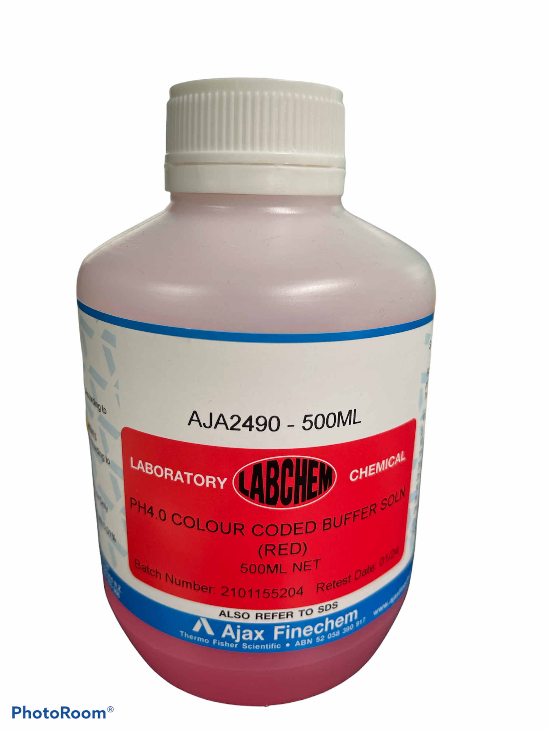 Buffer pH 4, 500 ml -Ajax/Kemaus