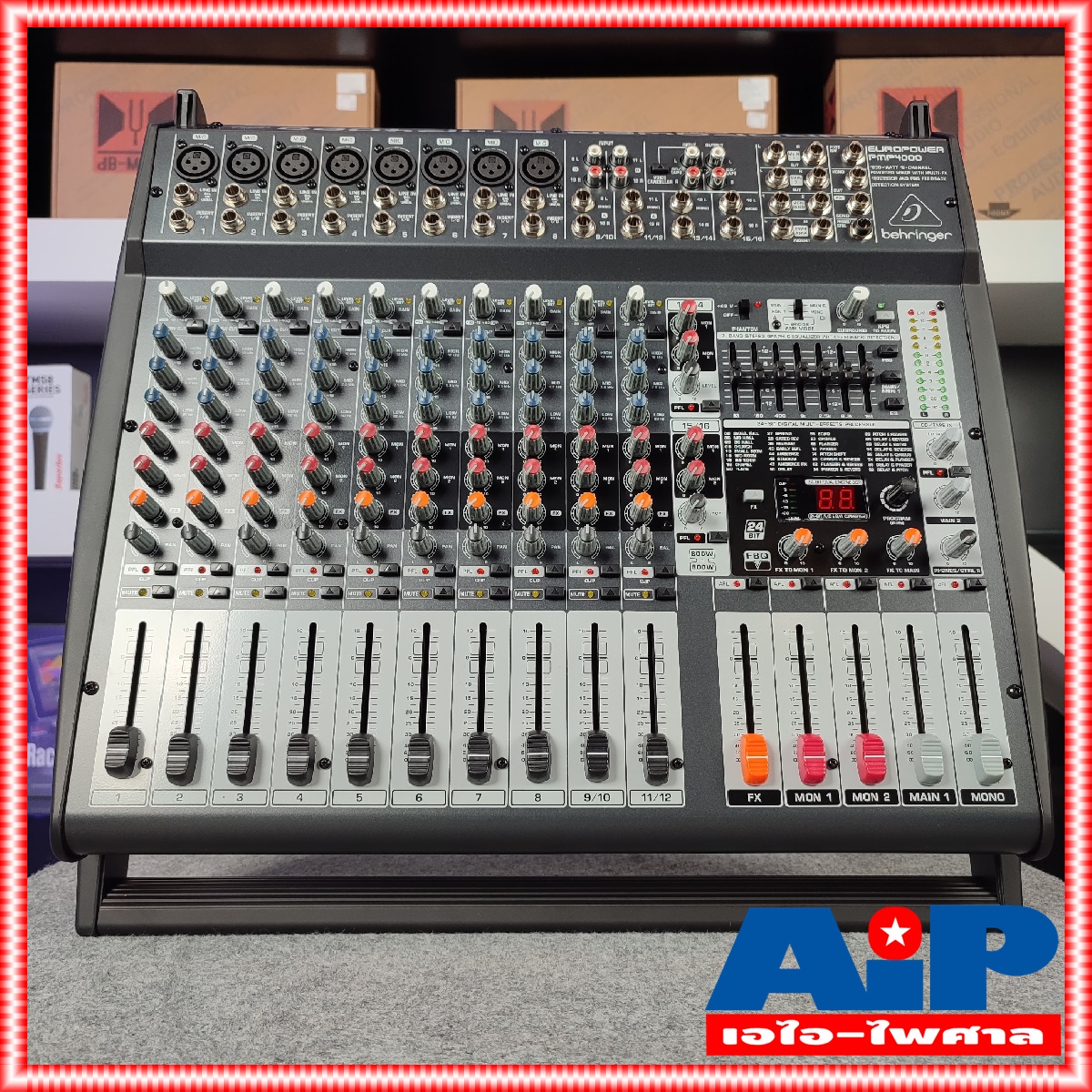 เพาเวอร์มิกซ์ BEHRINGER PMP4000 POWERMIXER เครื่องเสียง PMP-4000 เพาเวอร์มิกซ์ มิกเซอร์ มิกซ์ MIXER POWER เอไอ-ไพศาล +++