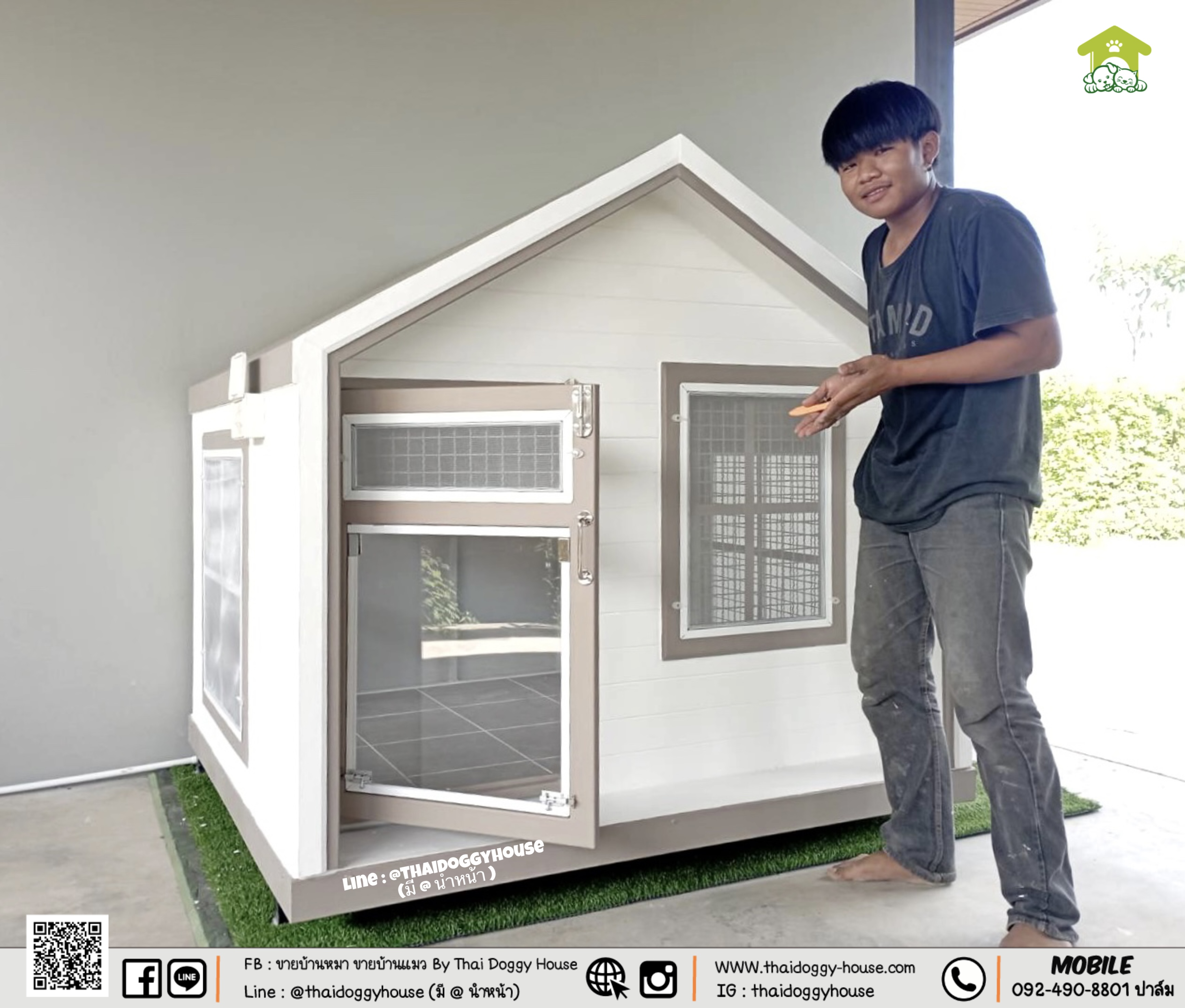 บ้านหมา บ้านแมว "𝐍𝐎𝐑𝐃𝐈𝐂 𝐒𝐓𝐘𝐋𝐄 𝐁𝐘 𝐓𝐇𝐀𝐈 𝐃𝐎𝐆𝐆𝐘 𝐇𝐎𝐔SE