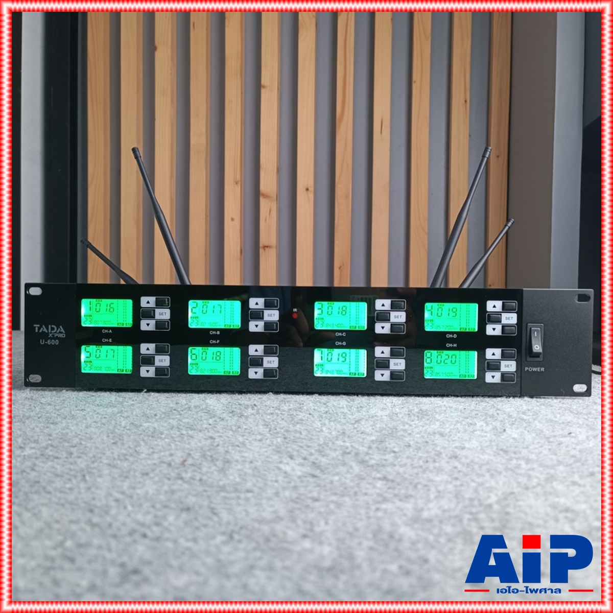 TADA U-600 ไมค์ตั้งโต๊ะไร้สาย 8ตัว UHF U600 U 600 TA DA จูนคลื่นความถี่ได้ ชุดห้องประชุม ไมค์ตั้งโต๊ะ ไมค์ลอย ไมค์ประชุมไร้สาย ไมค์ห้องประชุม ไมค์ก้านยาว tada ไมค์การประชุม TADA ชุดประชุมแบบไร้สาย เอไอ-ไพศาล