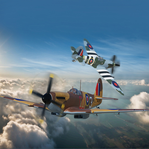 เครื่องบินโฟม ตัวลำ+ชุดไฟ XFly Spitfire Mk.IX 1200mm RC Warbird (ไม่รวมวิทยุ รีซีฟ แบต)