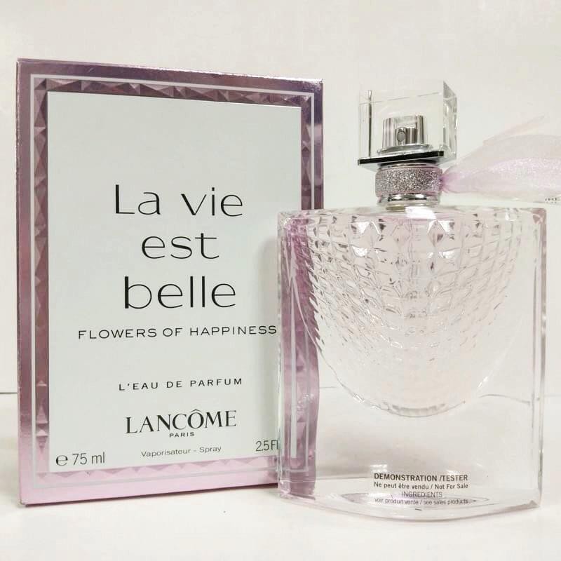 น้ำหอม แท้100% Lancome La Vie Est Belle Flower of Happiness EDP 75ml Tester