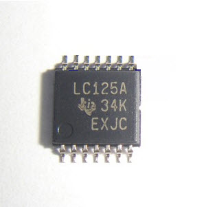 SN74LVC125A (TSSOP-14) Quadruple Bus Buffer Gate With 3-State Outputs