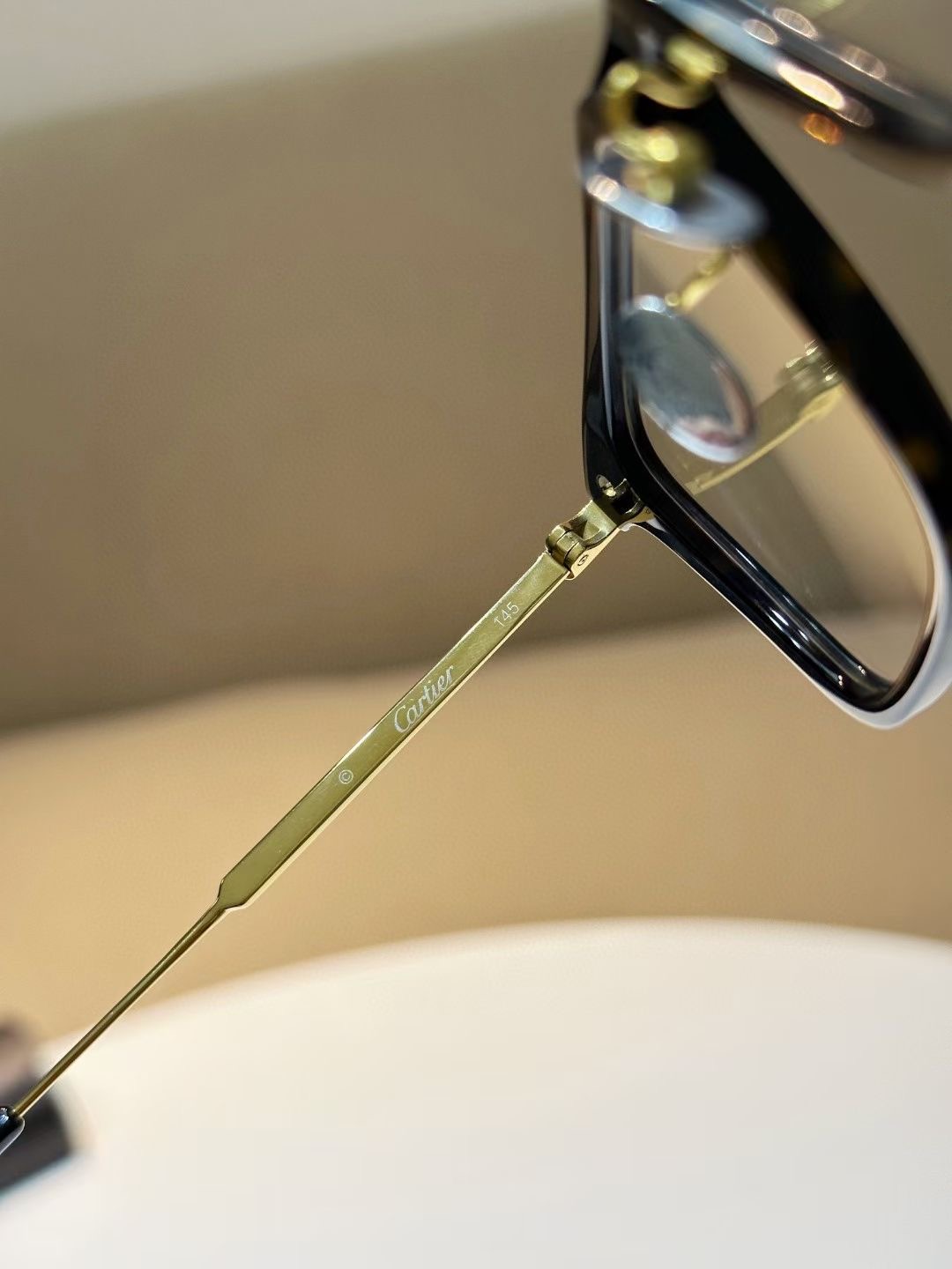 **do** กรอบแว่นตา Cartier Eyewear cat มี 2 สีใส่ได้ชาย หญิง สินค้าใหม่ ของแท้