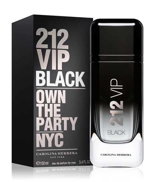 น้ำหอมแท้100% CAROLINA HERRERA 212 VIP Men Black EDP ปริมาณ 100 มล.