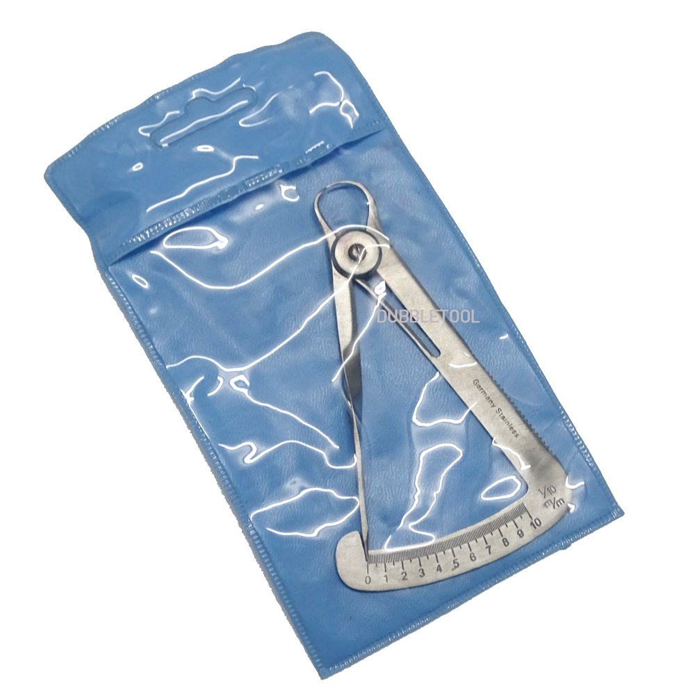 วงเวียนวัดพลอย ก้ามปูวัดขนาด 10 มิล caliper wax/metal อุปกรณ์วัดความหนาขี้ผึ้ง และโลหะ ช่วงการวัด0-10มม.