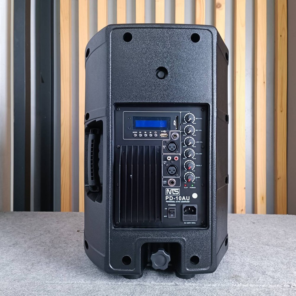 NTS PD-10AU ตู้ลำโพง10นิ้ว ACTIVE บลูธูท ลำโพงมีขยายในตัว 10นิ้ว 200วัตต์ PD 10AU PD10AU เอไอ-ไพศาล