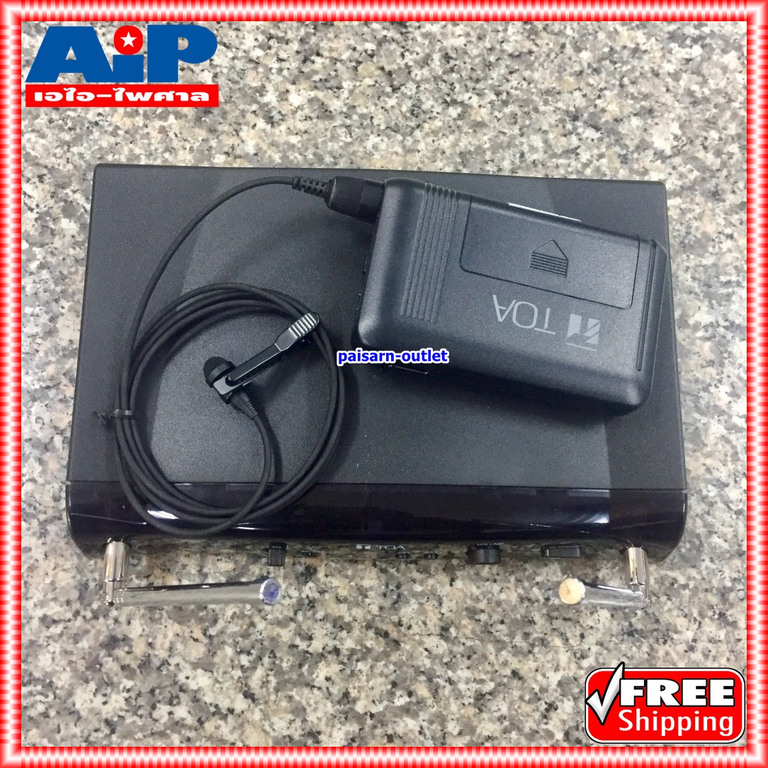 TOA WS-5325M SETไมค์ลอยหนีบ ไมค์โครโฟนแบบหนีบไร้สาย คลื่น UHF WS5325M WS 5325 M เอไอ-ไพศาล