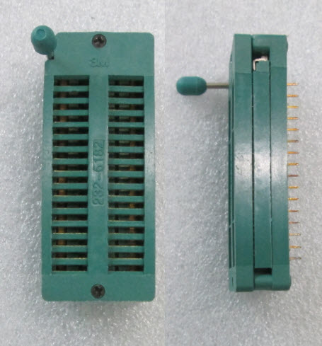 ZIF Socket 32 Pin Universal ZIF DIP Tester IC (2.54mm)- ขาทอง (GOLD PIN )