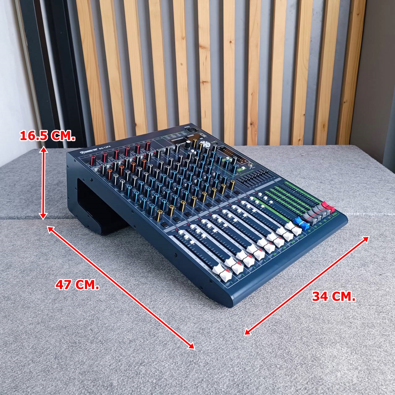 PROEUROTECH SQ-12FX MIXER มิกเซอร์ เอฟเฟคแท้ เครื่องปรับแต่งเสียง โปร ยูโรเทค SQ 12FX SQ12FX เอไอ-ไพศาล