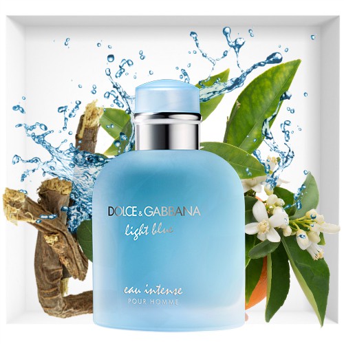 น้ำหอมแท้100% DOLCE & GABBANA น้ำหอม Light Blue Pour Homme Eau Intense Edp ปริมาณ 100 มล.
