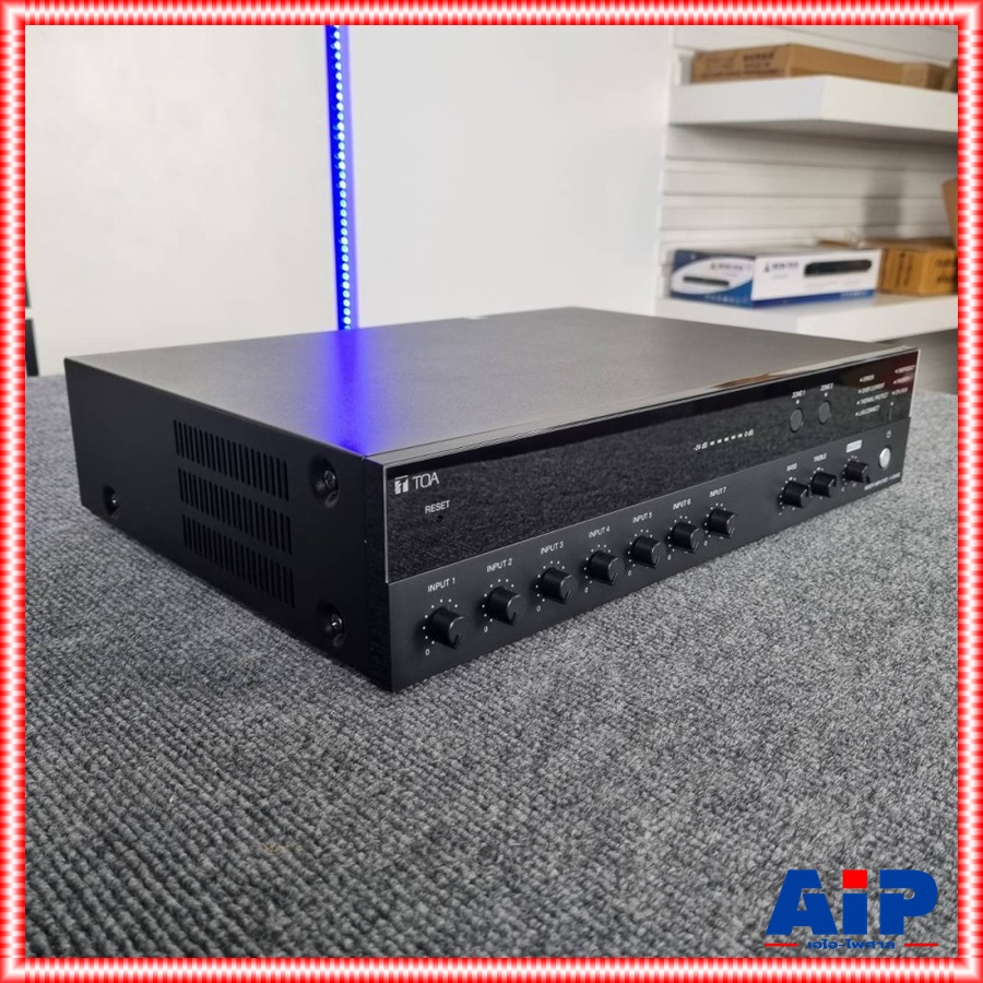 TOA A-3648D แอมป์480W มิกเซอร์แอมป์ 480 วัตต์ A3648D เครื่องขยายเสียง เครื่องปรับแต่งเสียง A 3648D เอไอ-ไพศาล